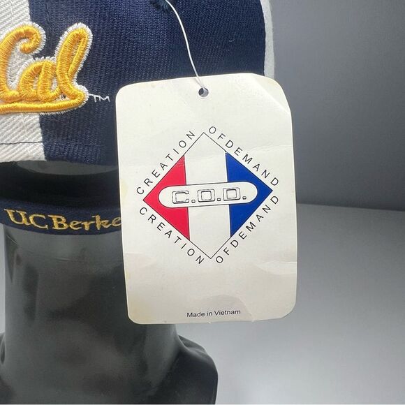 Cal California Golden Bears Vintage Two Tone Adjustable Cap Hat - NWT RARE! - Picture 7 of 9